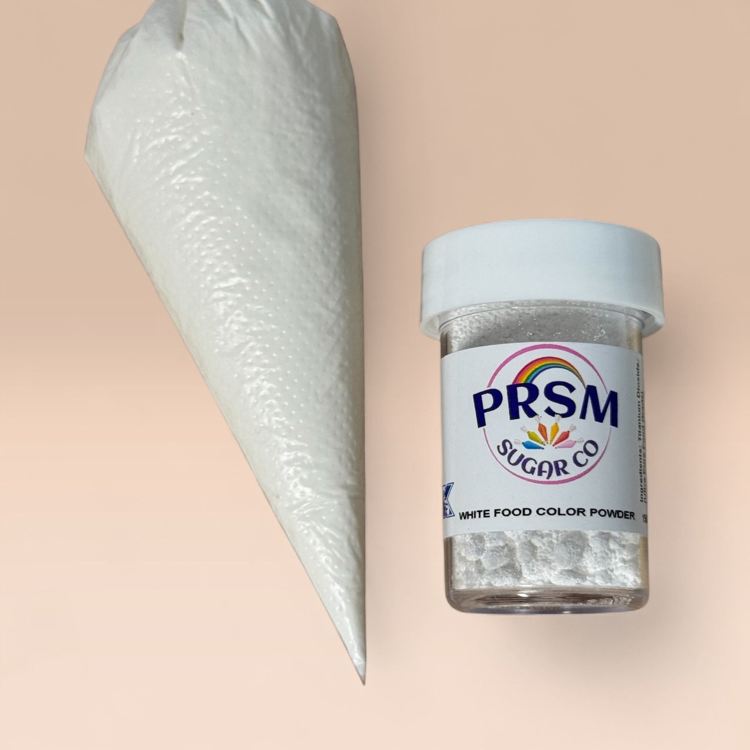 White Plant Based Food Color Powder