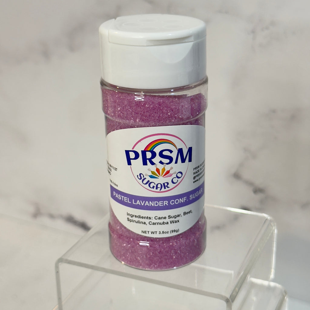 Pastel Lavender Confectioner's Sanding Sugar (Small Crystals)