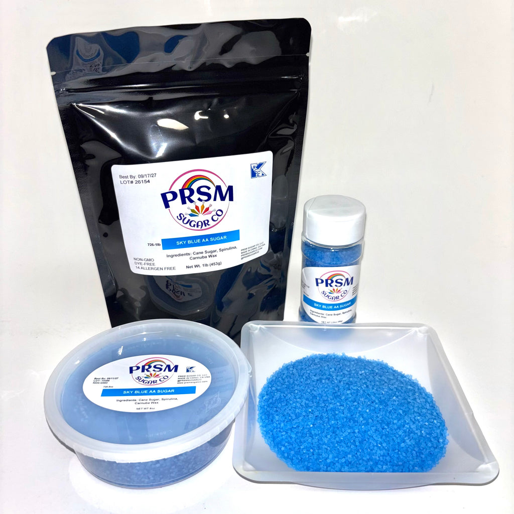 Sky Blue Confectioner's AA Sugar (Large Crystals)