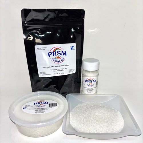 Clear Polished Special Sanding Sugar (Medium Crystals)