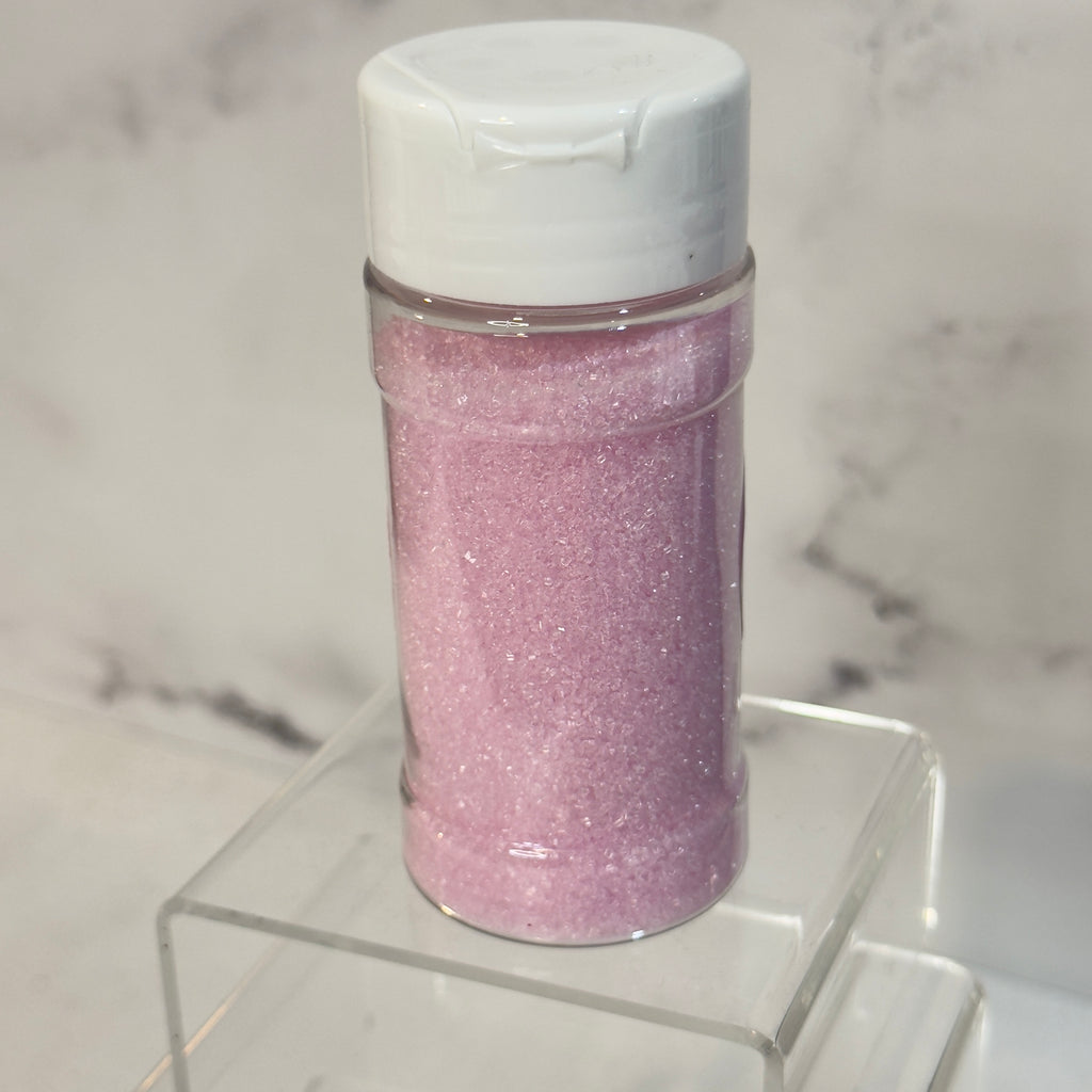 Pastel Pink Confectioner's Sanding Sugar (Small Crystals)