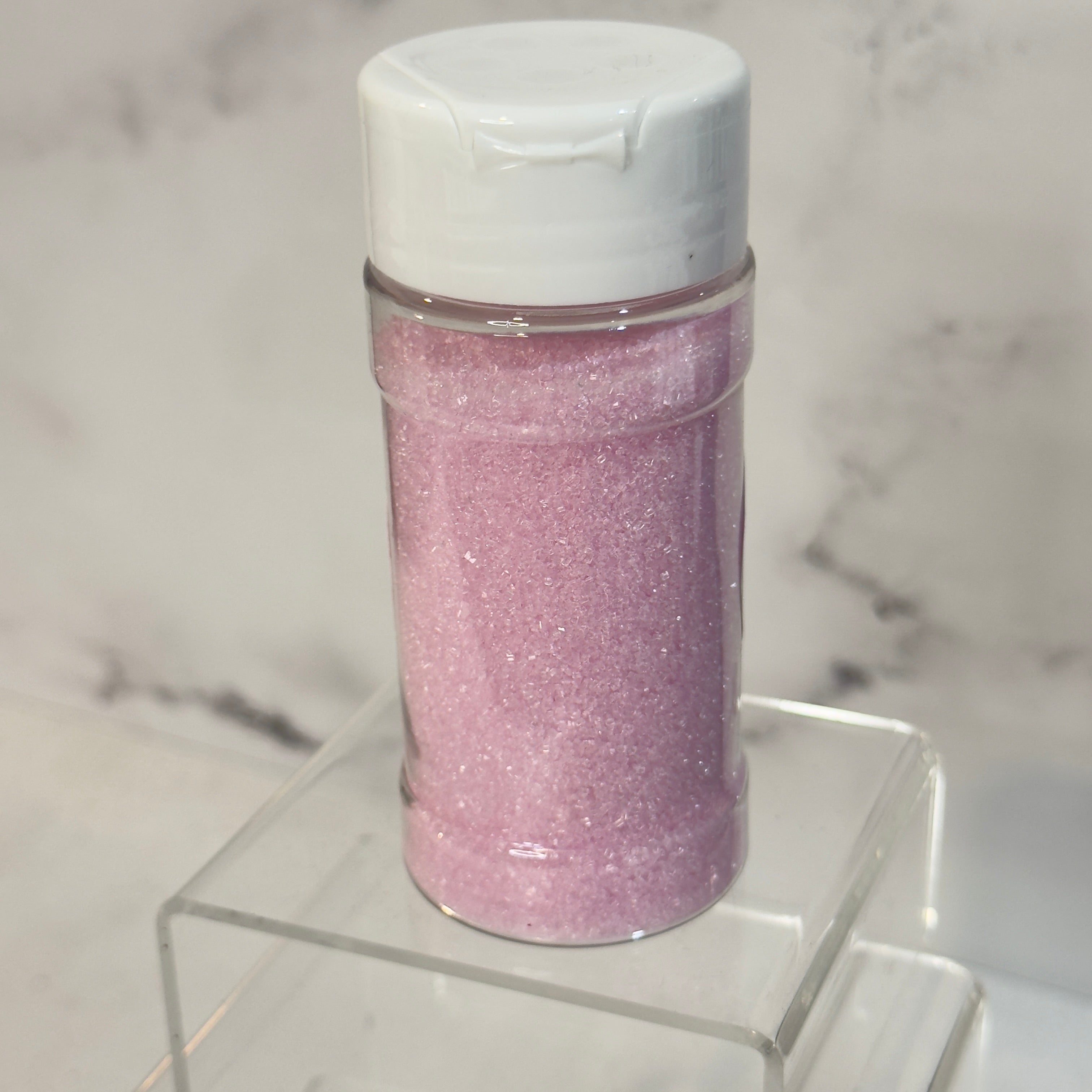 Pastel Pink Confectioner's Sanding Sugar (Small Crystals)