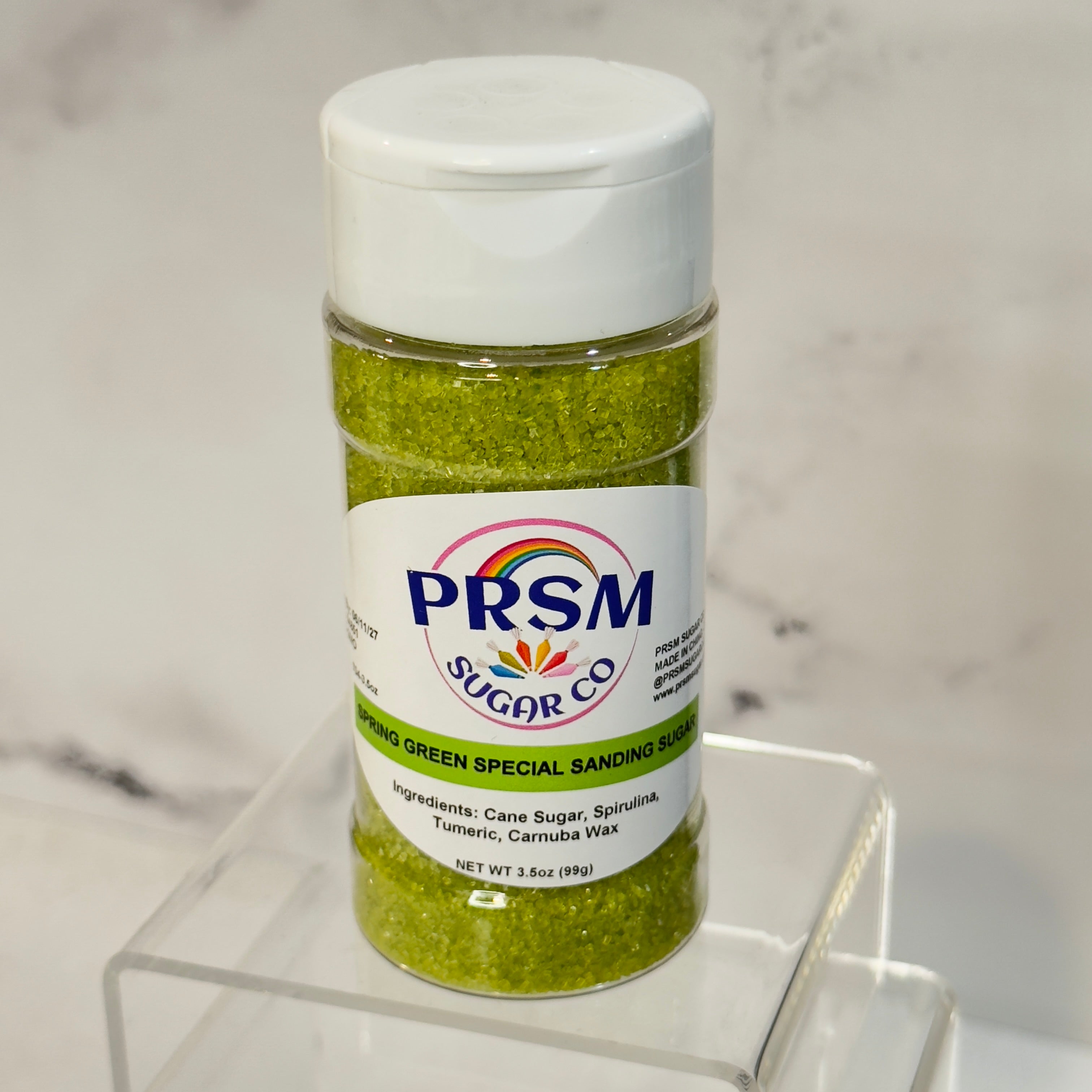 Spring Green Special Sanding Sugar (Medium Crystals)