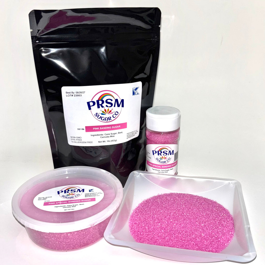 Pink Special Sanding Sugar (Medium Crystals)