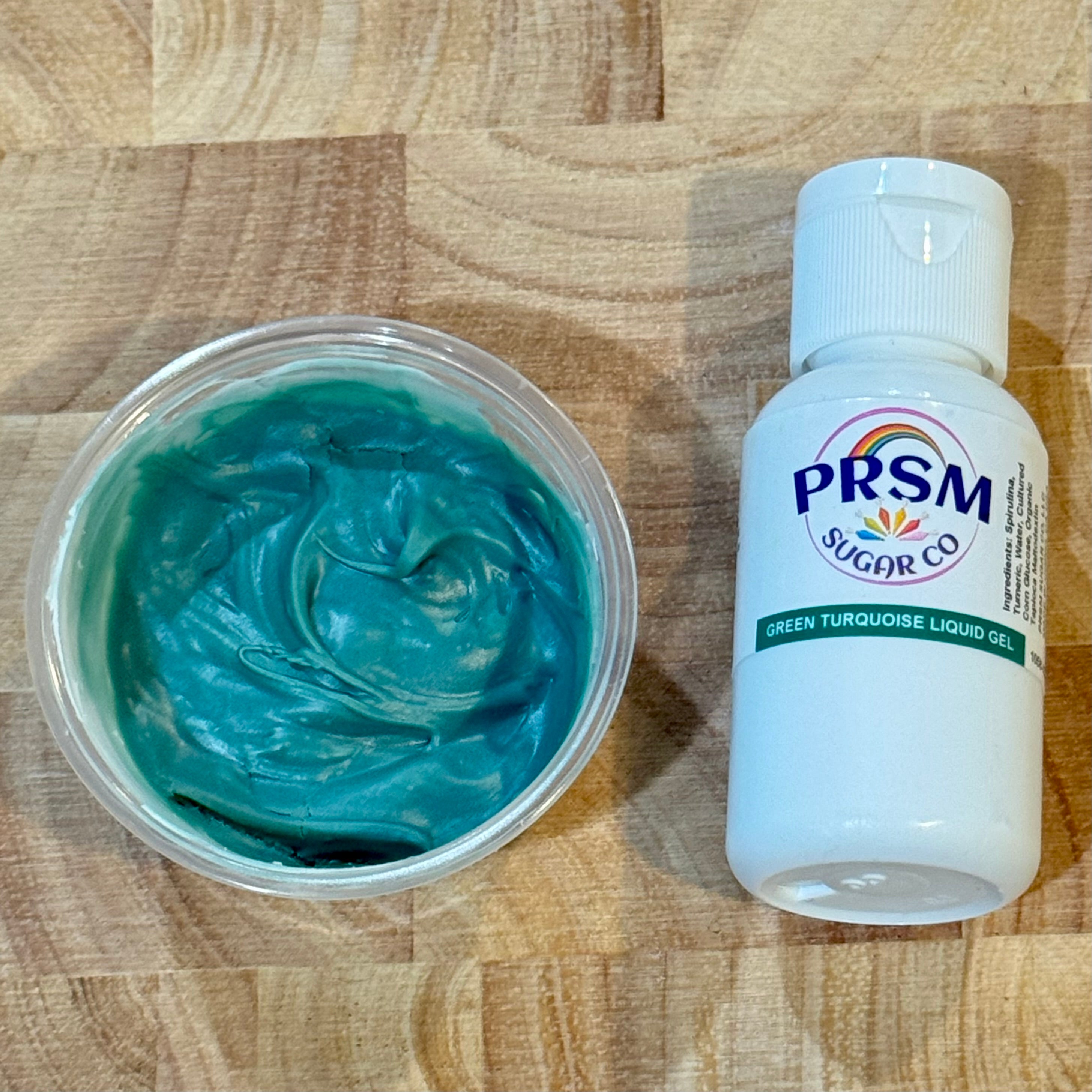 Green Turquoise Liquid Gel