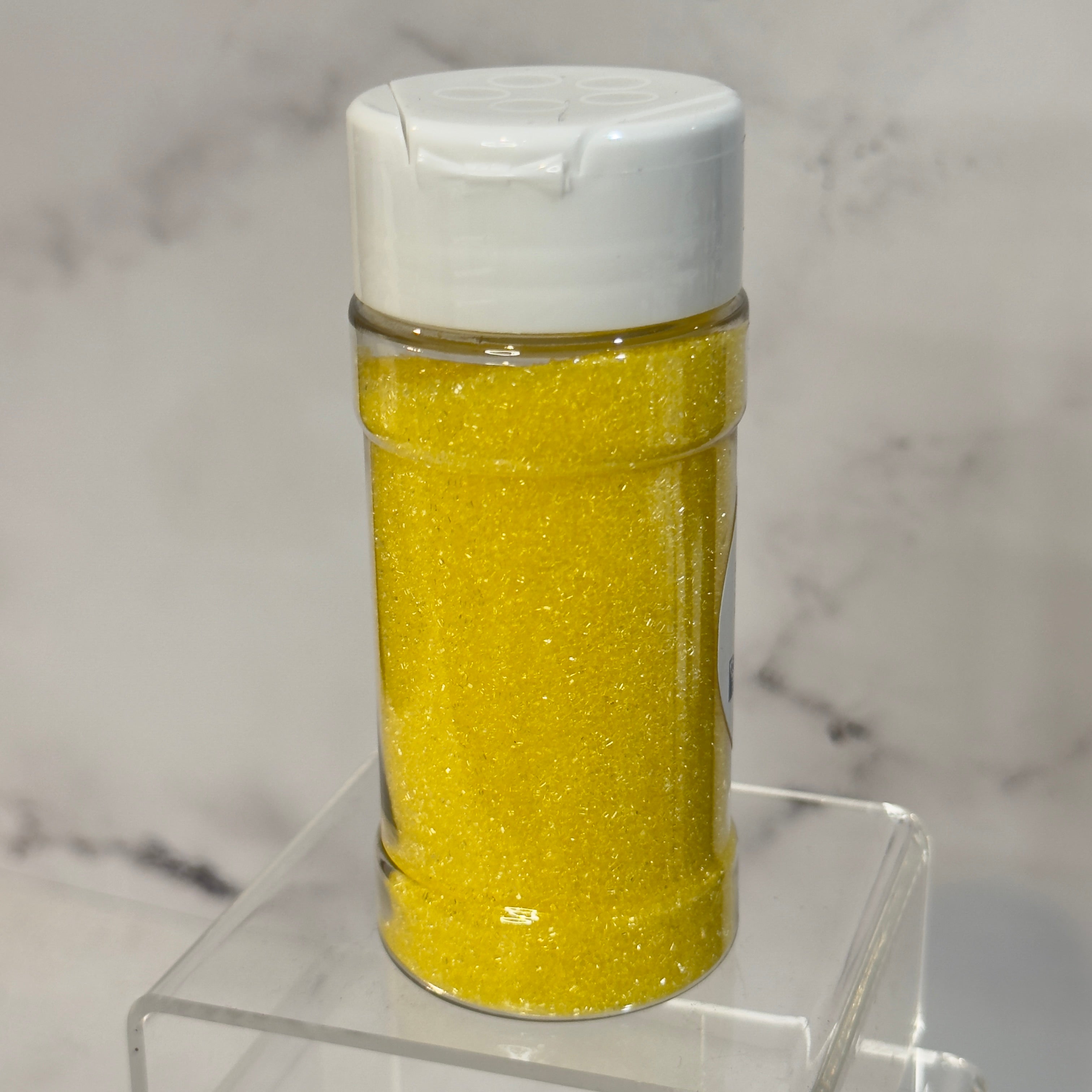 Pastel Yellow Confectioner's Sanding Sugar (Small Crystals)