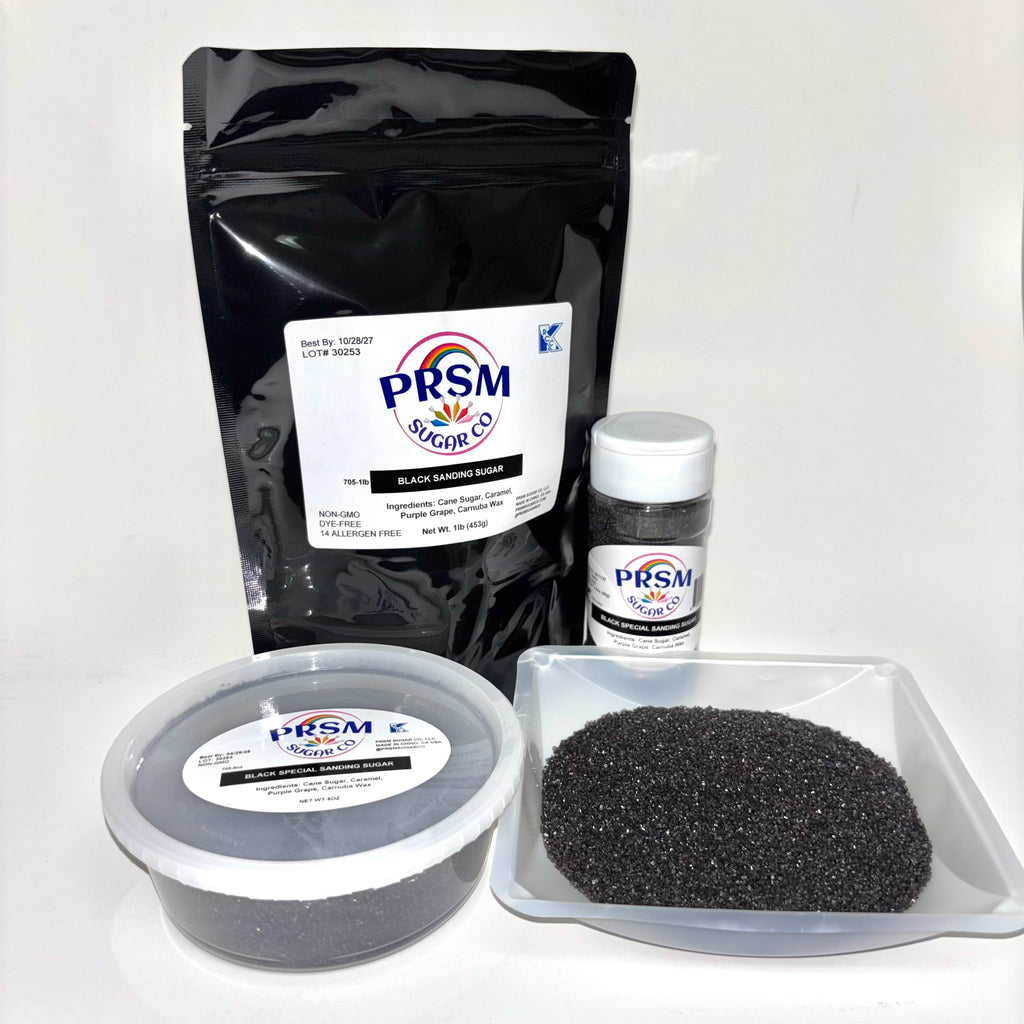 Black  Special Sanding Sugar (Medium Crystals)