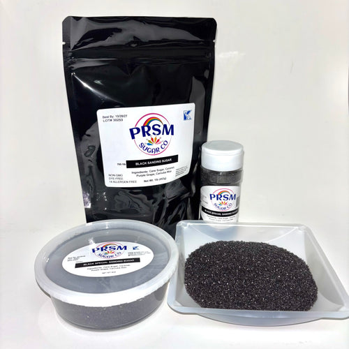 Black  Special Sanding Sugar (Medium Crystals)