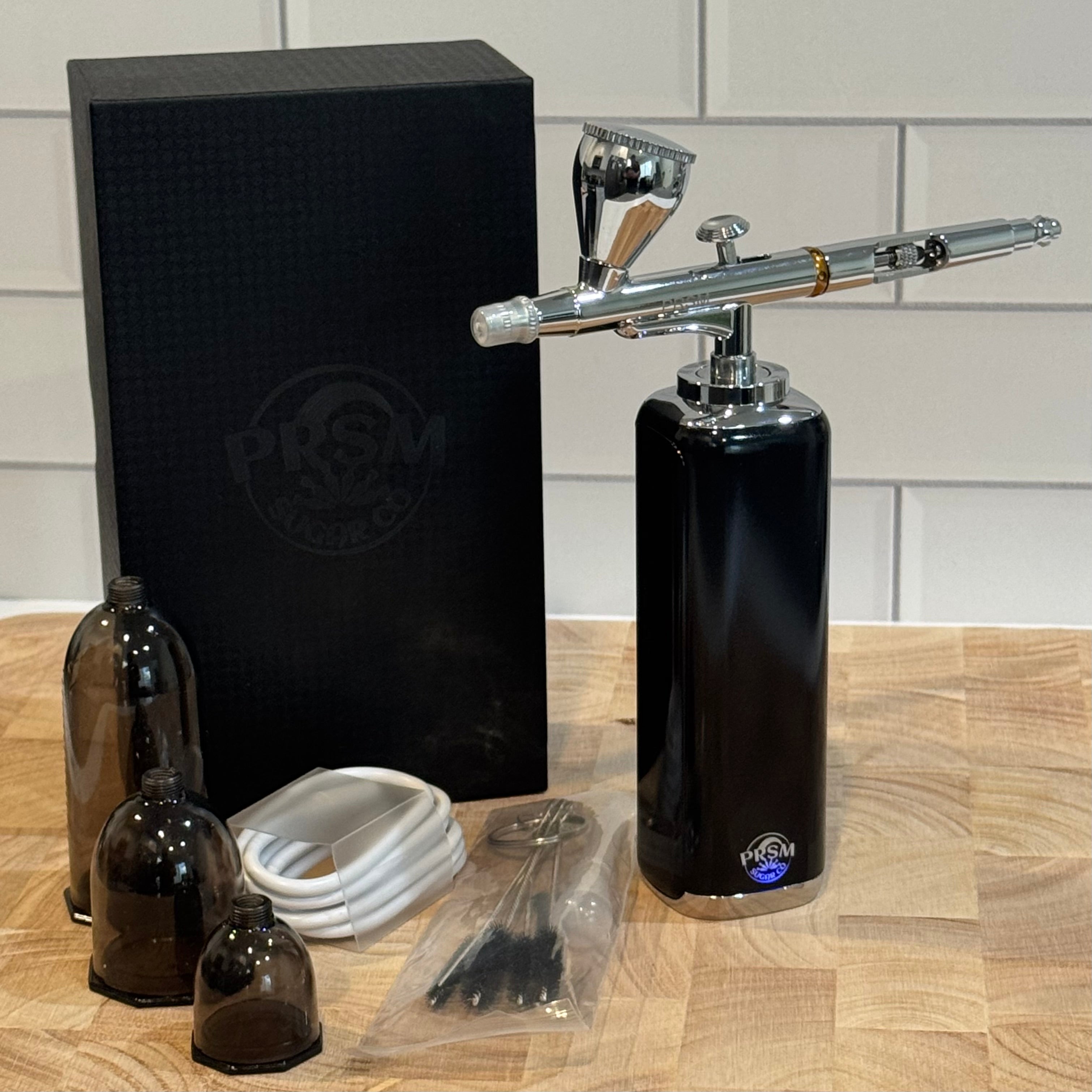 PRSM Airbrush Set (Cordless - Dual Speed)