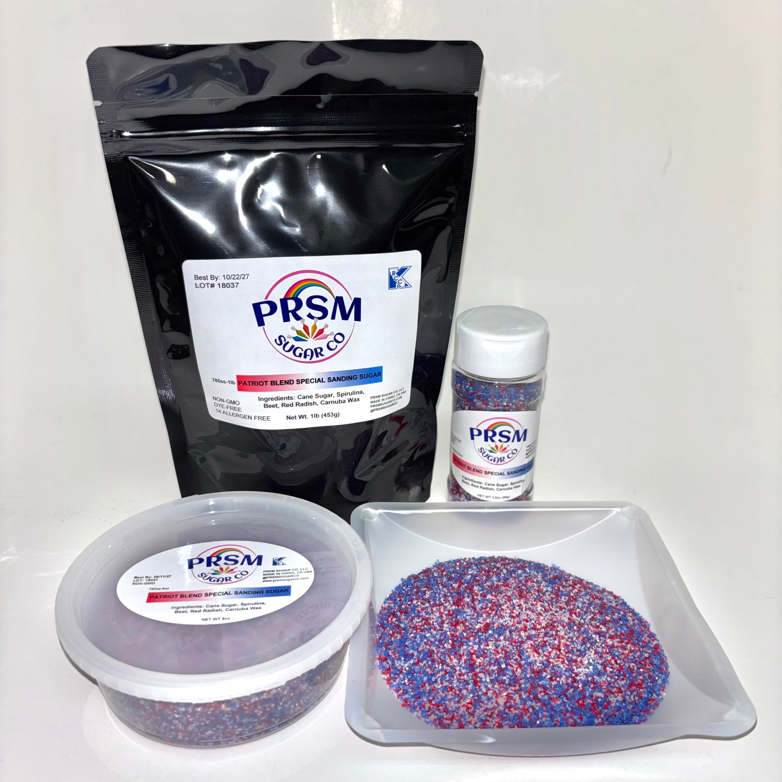 Patriot Confectioner's Special Sanding Sugar (Medium Crystals)