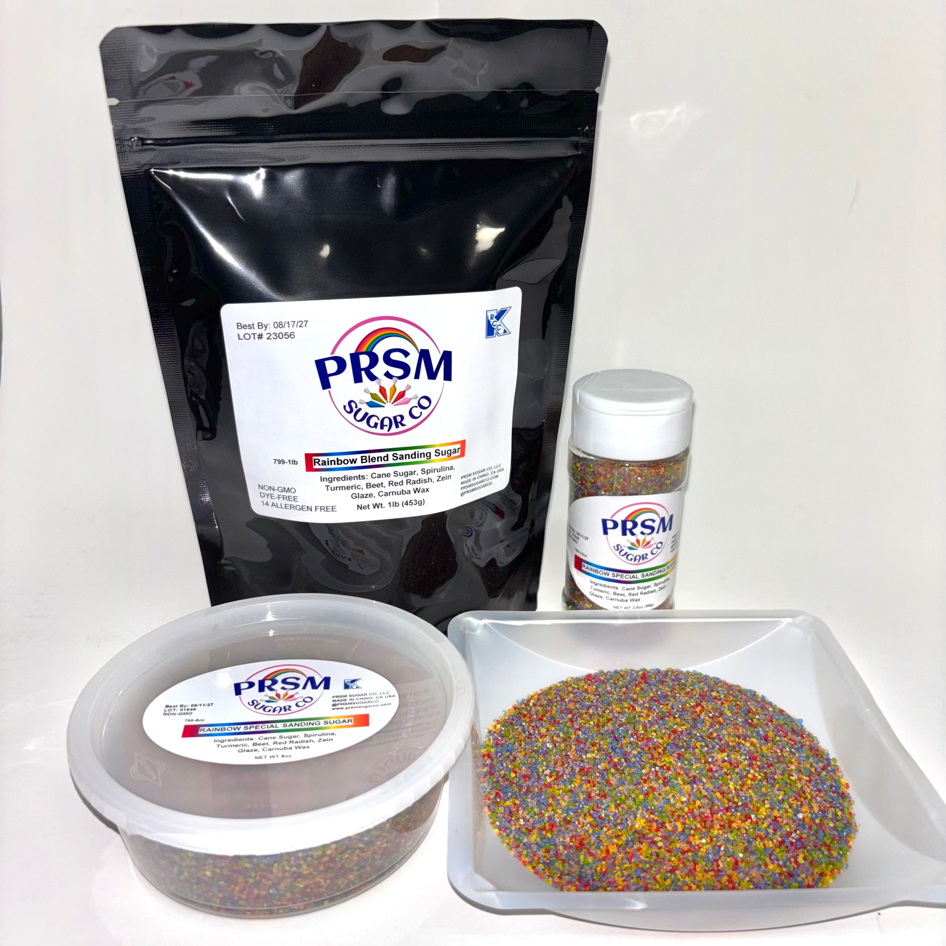 Rainbow Special Sanding Sugar (Medium Crystals)