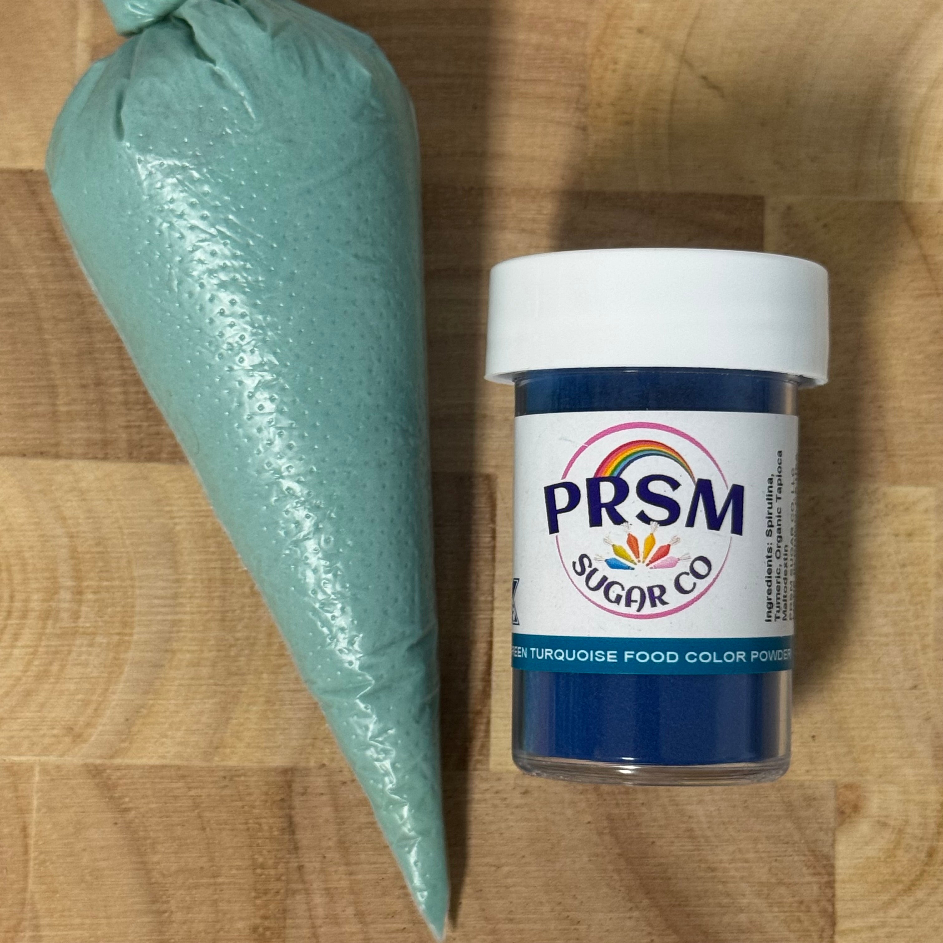 Green Turquoise Food Color Powder