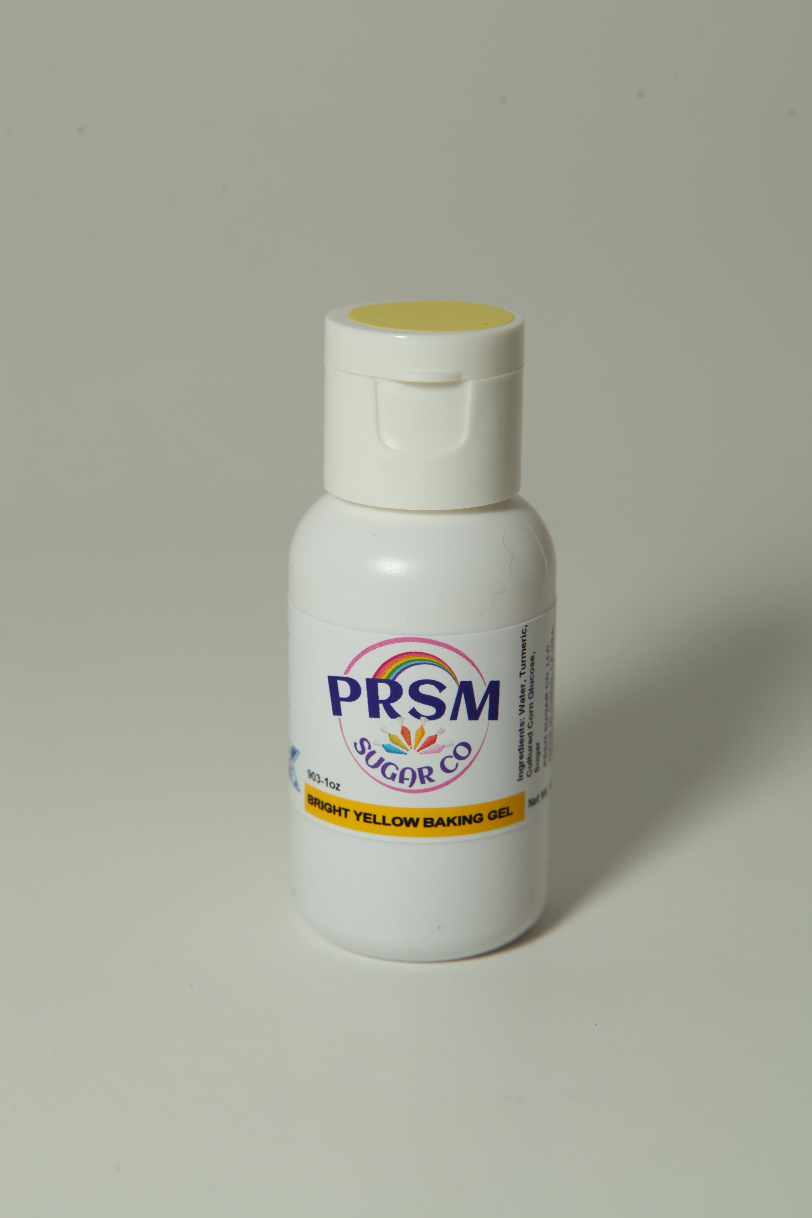 Bright Yellow Liquid Baking Gel