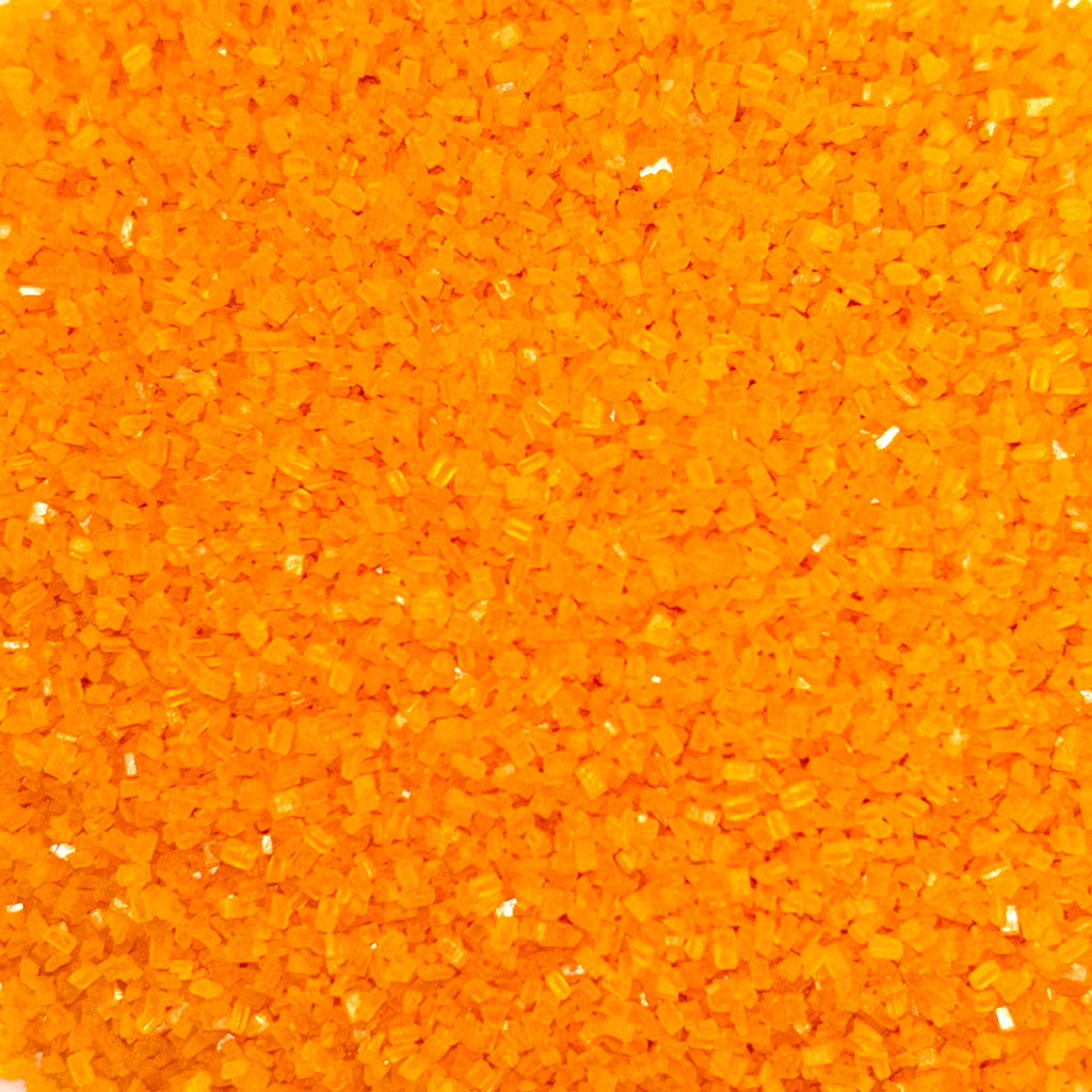 Bright Orange Confectioner's AA Sugar (Large Crystals)