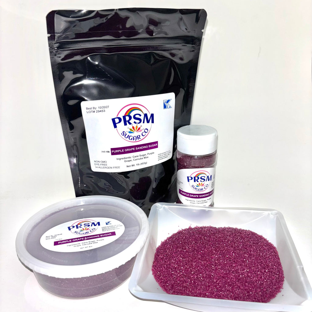 Purple Grape Special Sanding Sugar (Medium Crystals)
