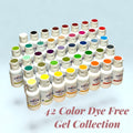 42 Color Dye Free Food Color Liquid Gel Collection