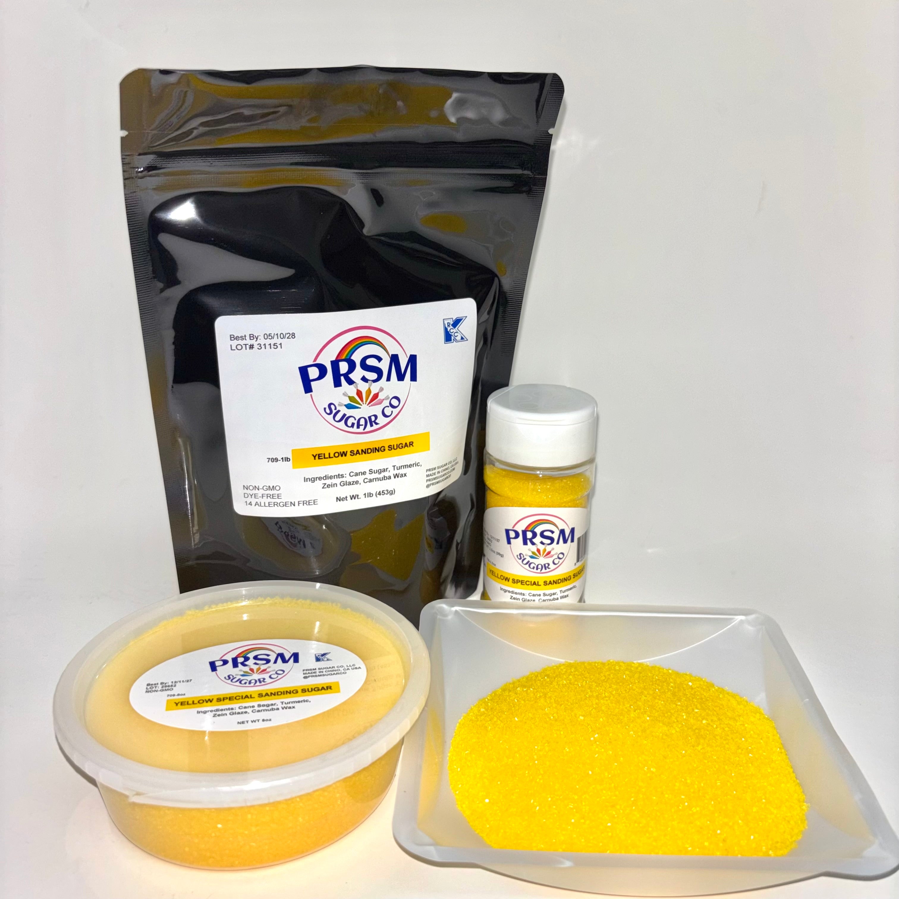 Yellow Special Sanding Sugar (Medium Crystals)