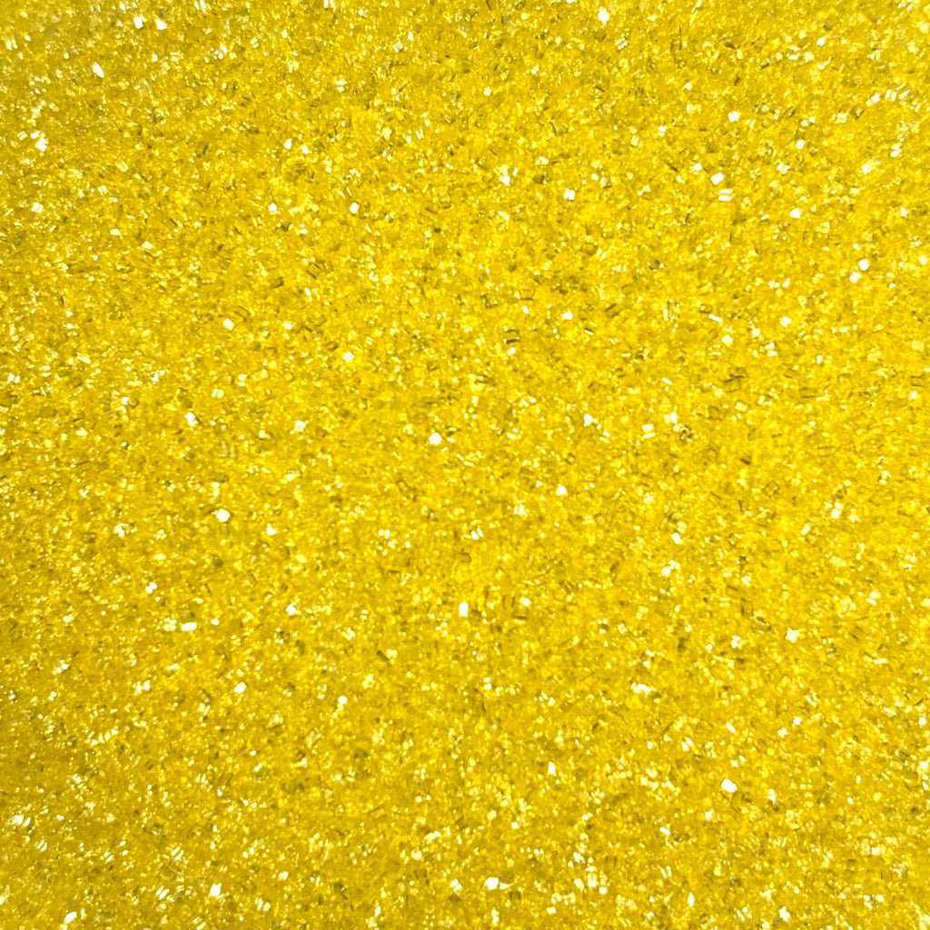 Pastel Yellow Confectioner's Sanding Sugar (Medium Crystals)