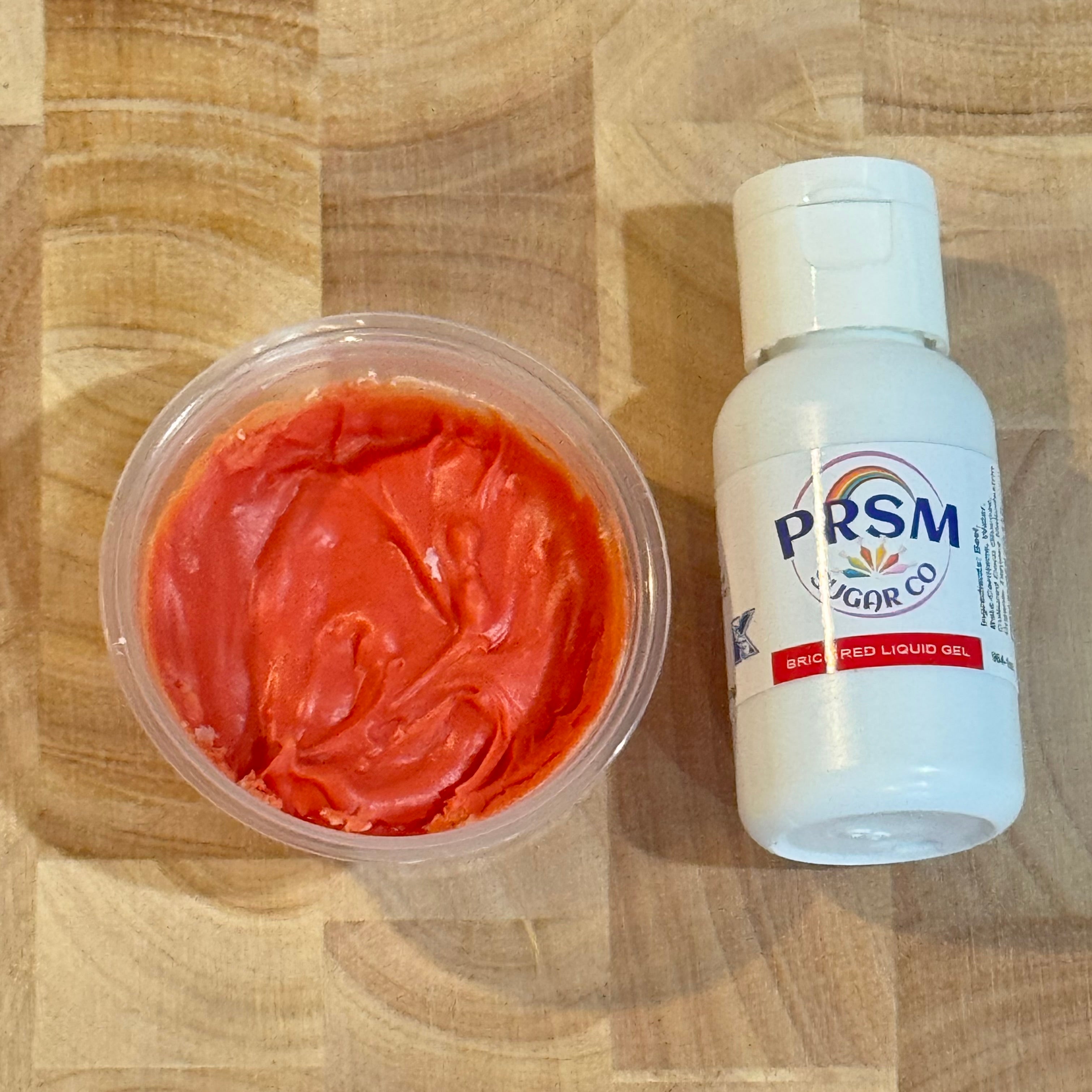 Brick Red Liquid Gel