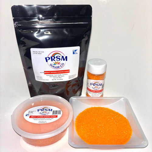 Bright Orange Special Sanding Sugar (Medium Crystals)