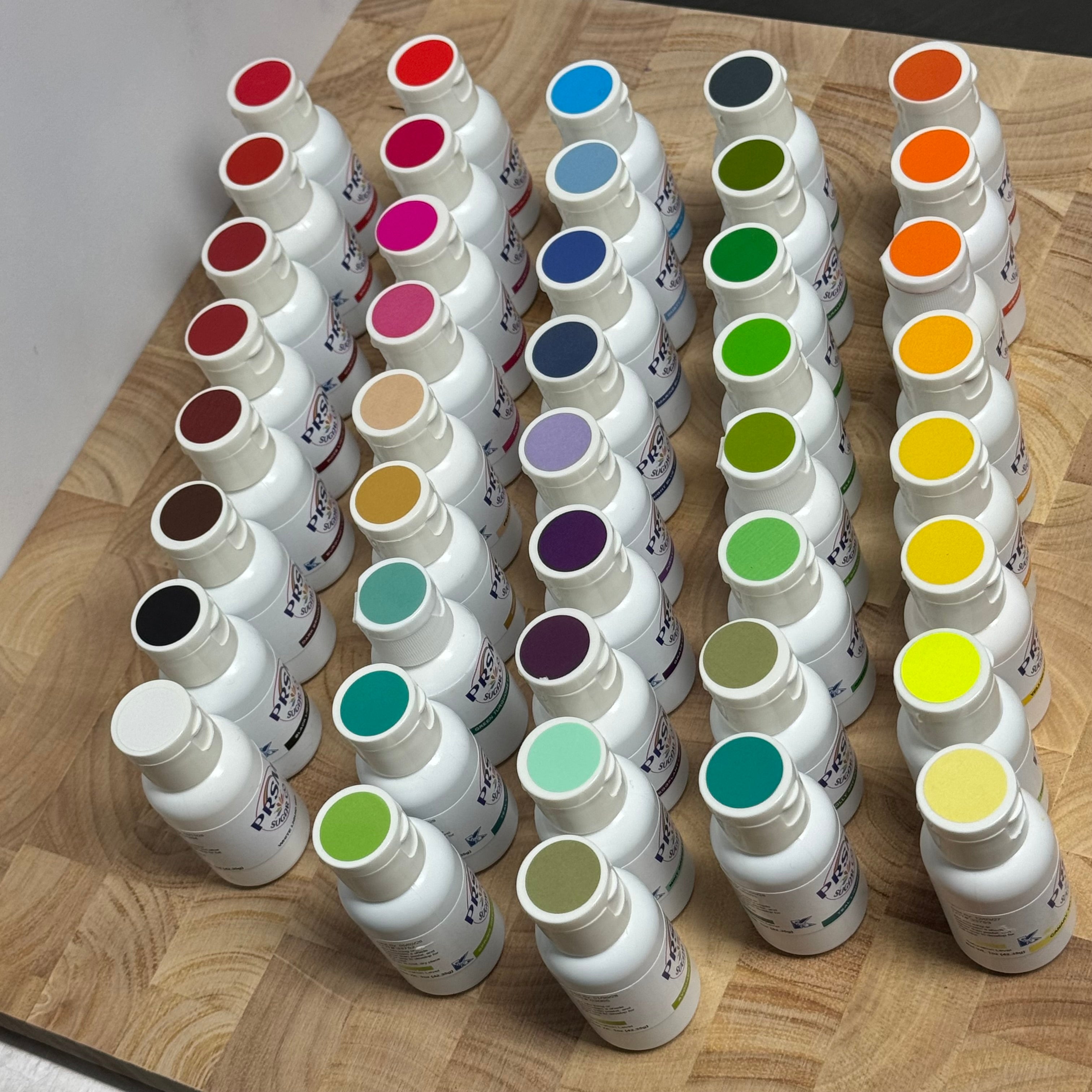 42 Color Dye Free Food Color Liquid Gel Collection