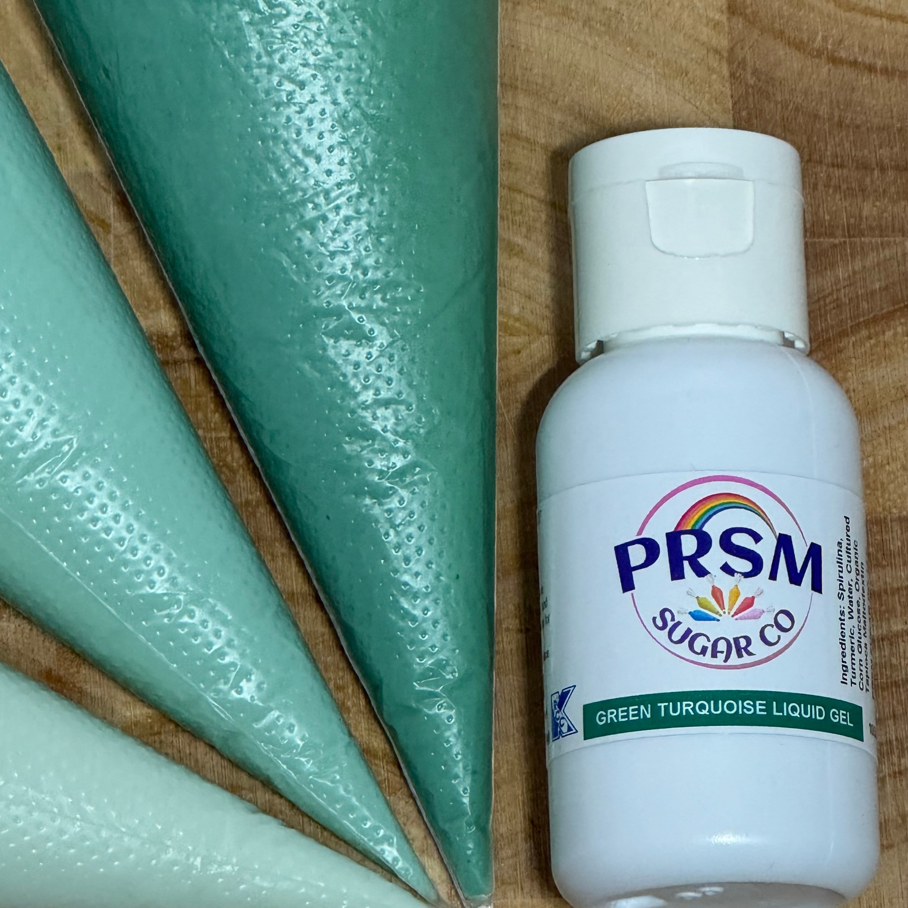 Green Turquoise Liquid Gel