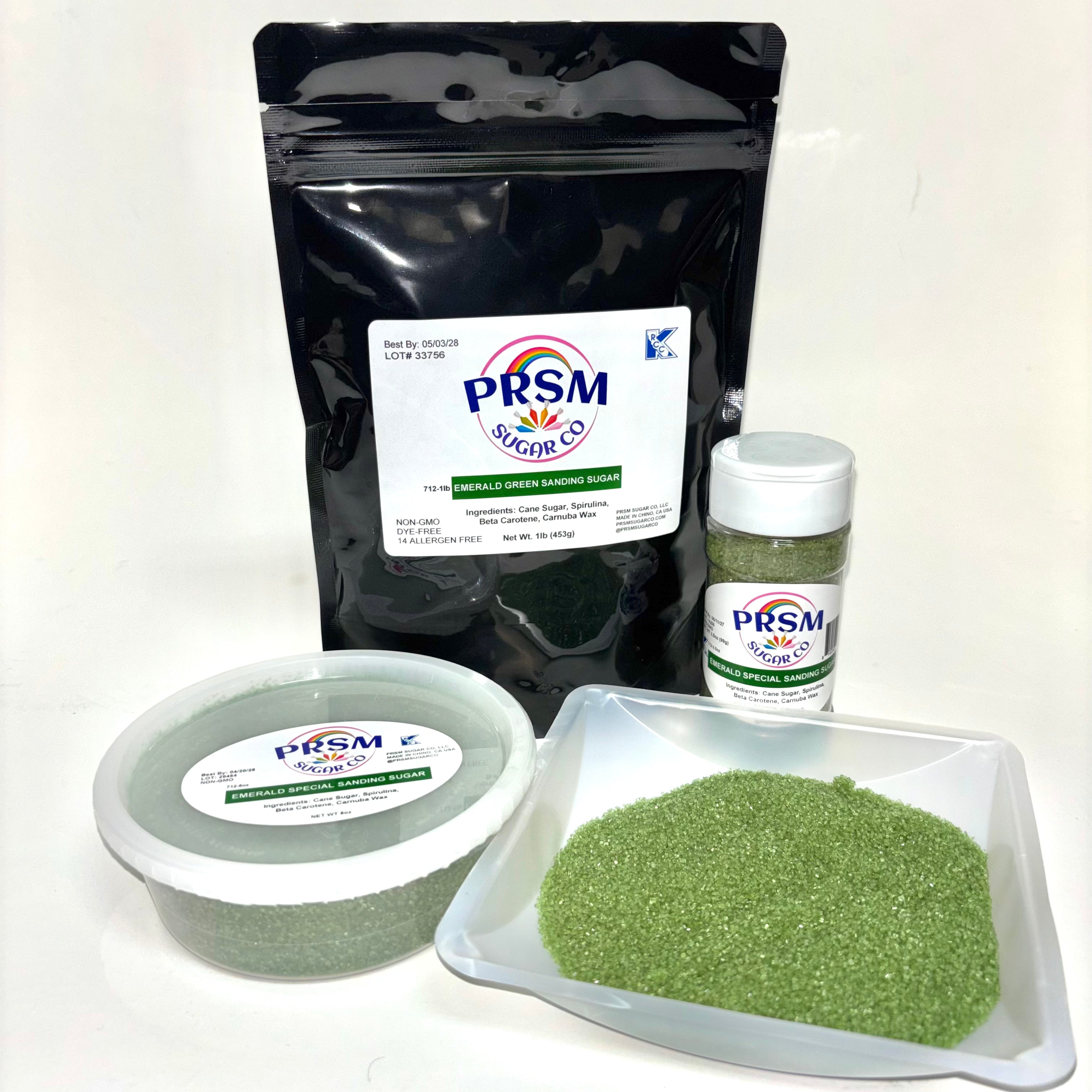 Spring Green Special Sanding Sugar (Medium Crystals)