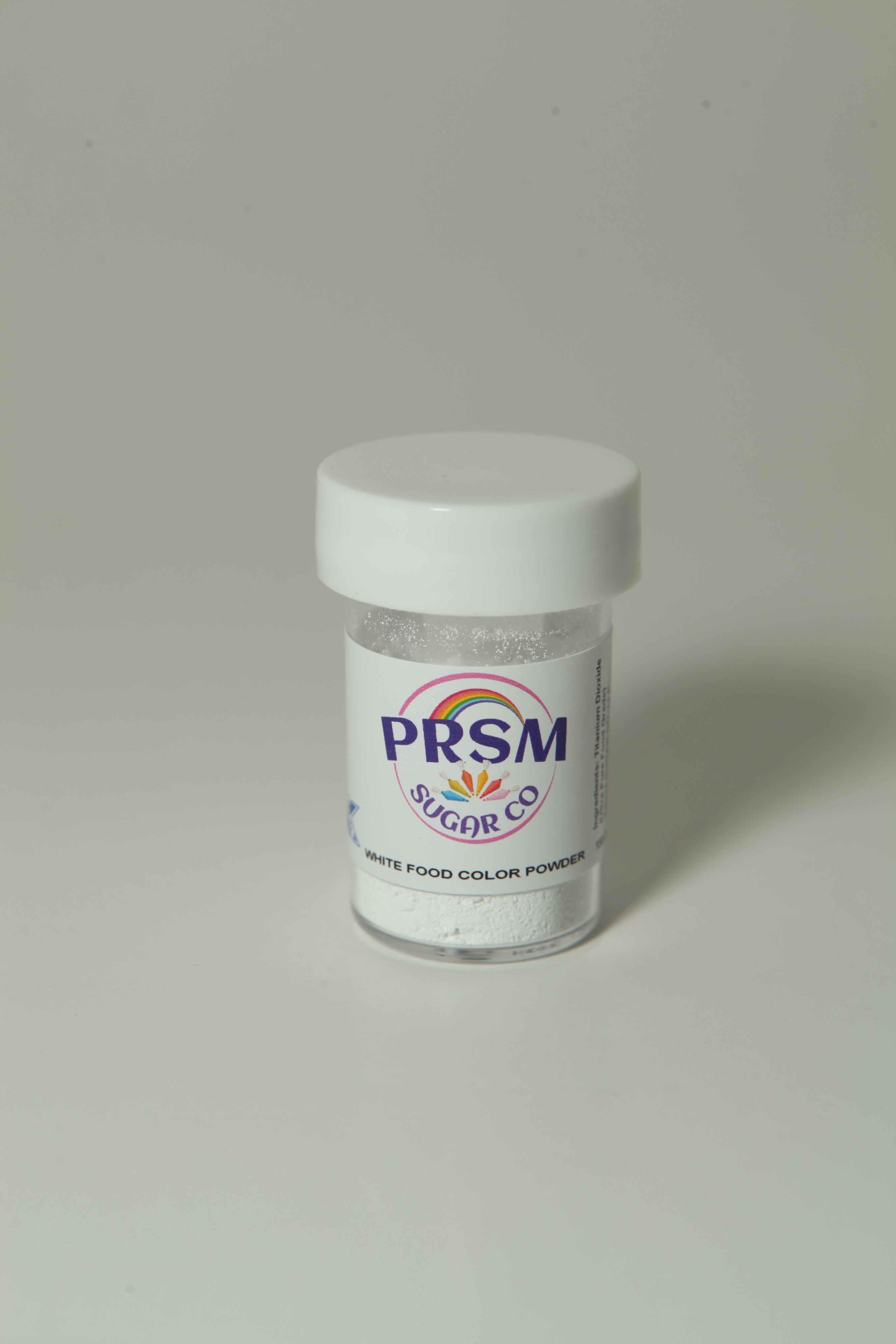 White Plant Based Food Color Powder