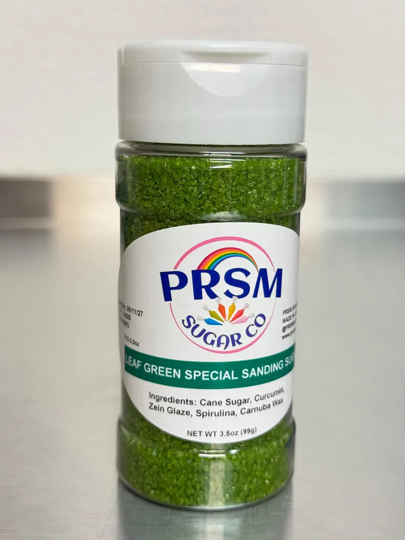 Leaf Green Special Sanding Sugar (Medium Crystals)