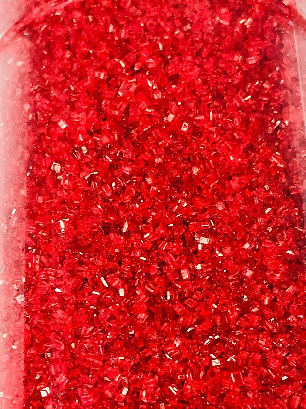 Red Special Sanding Sugar (Medium Crystals)