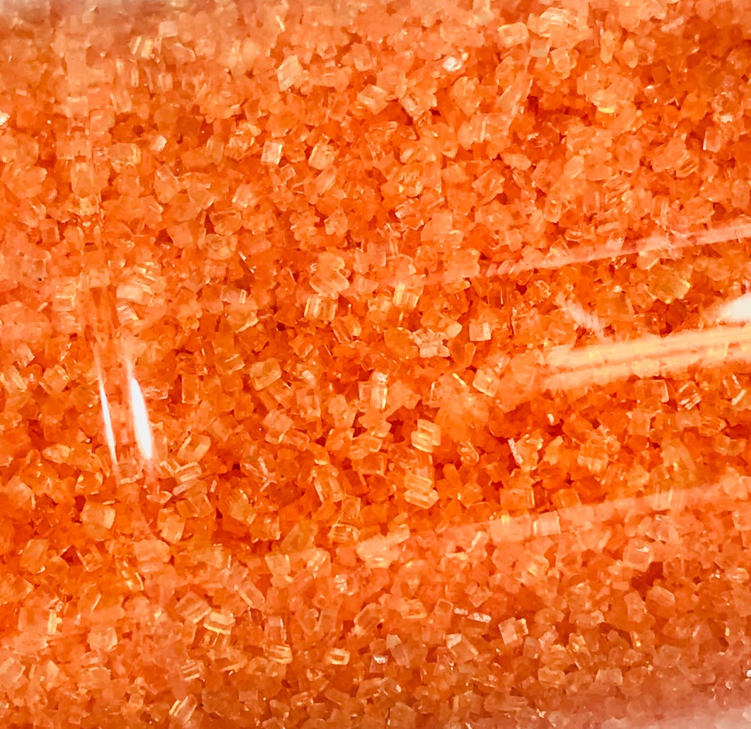 Bright Orange Special Sanding Sugar (Medium Crystals)